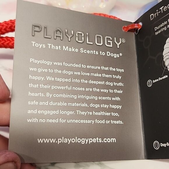 PLAYOLOGY Toys That Makes Scents To Dogs 1 Small  KNOTTED ROPE Chew NIP - Picture 5 of 5